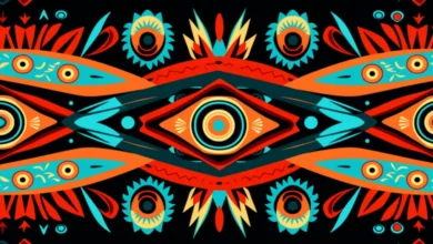 Geometric Patterns in Folk Clothing