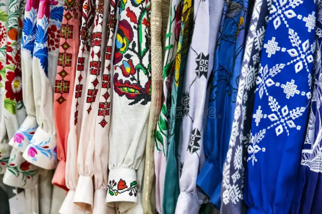Geometric Patterns in Folk Clothing
