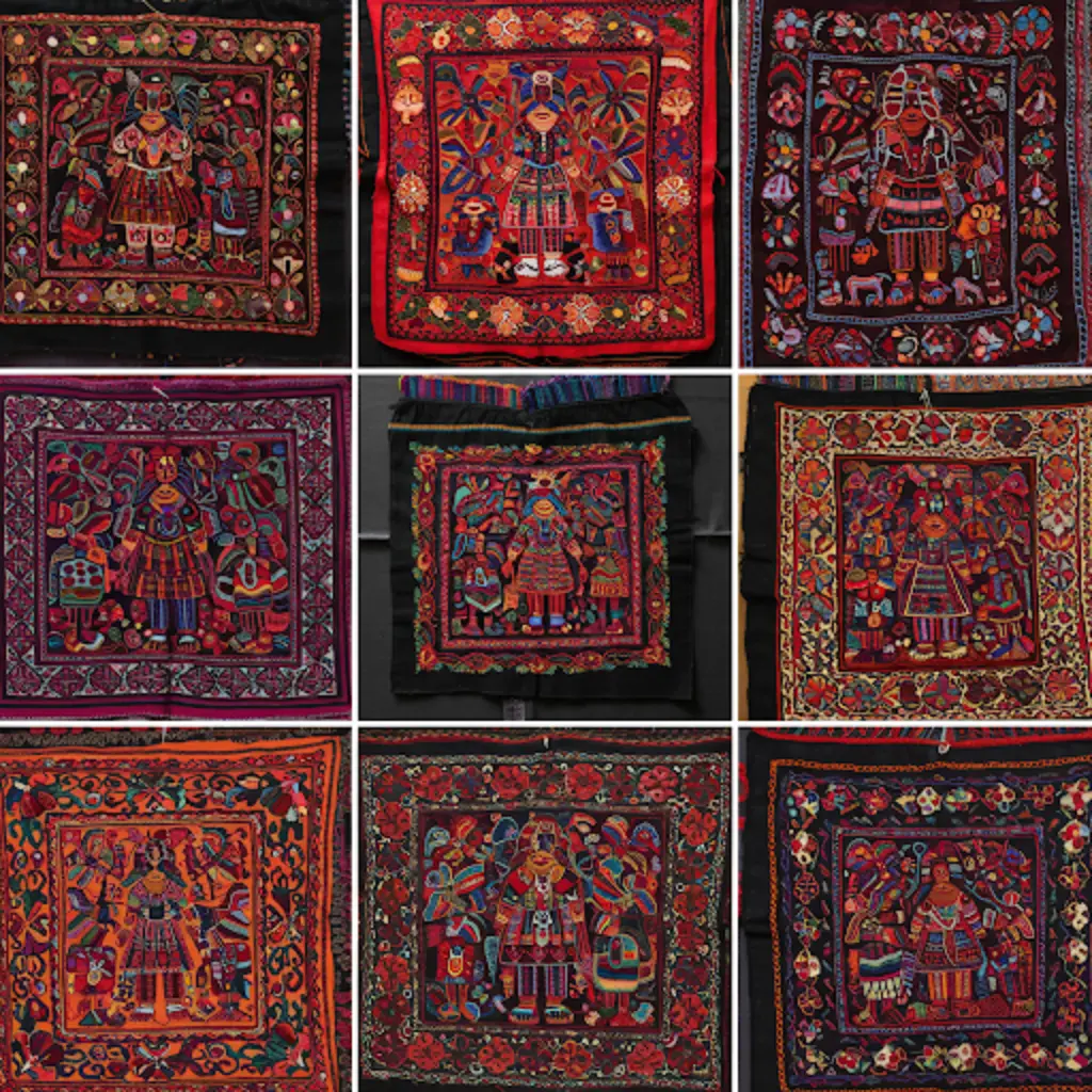 Mayan embroidery