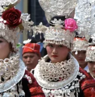 Miao Silver-Decorated Costume (China)