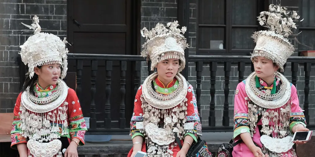 Miao Silver-Decorated Costume