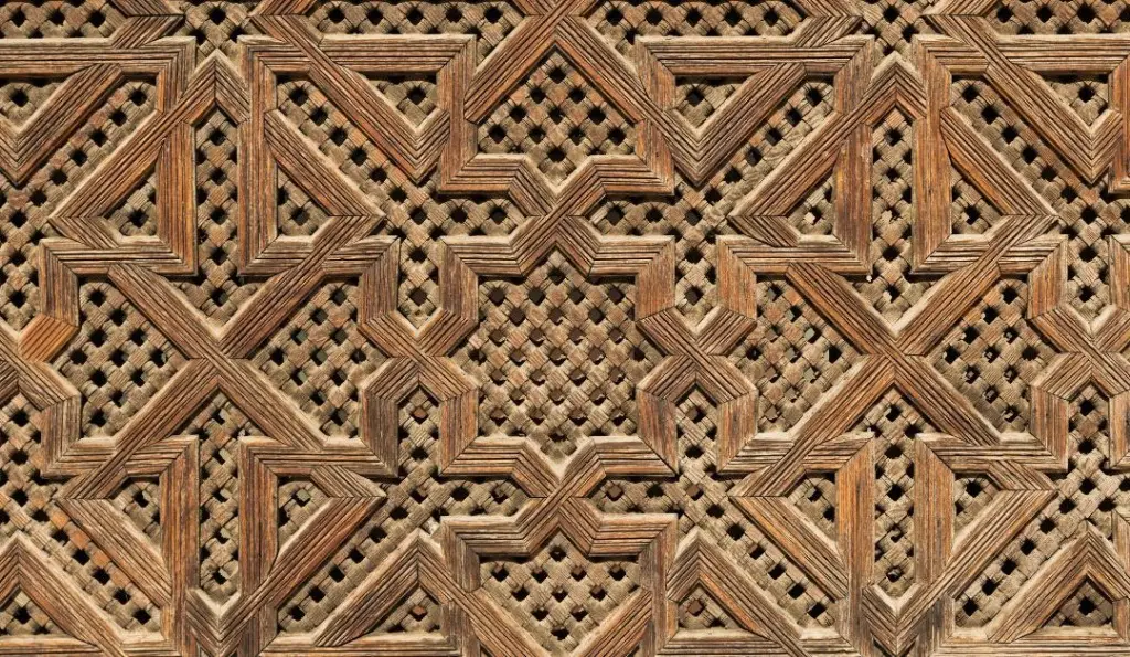 Moroccan Art Woodwork Intricate Designs in Carved Wood