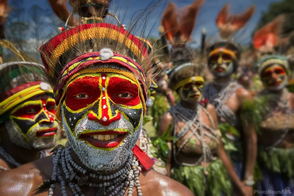 Papua New Guinea Ceremonial Masks  The Highlands Feathered Spectacles