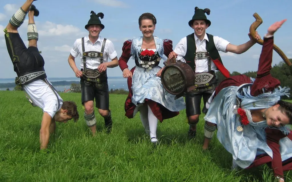 The Dirndl and Lederhosen