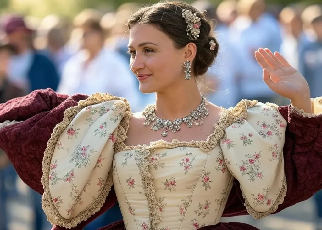 The traje fallera is a triumph of craftsmanship