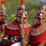 Traditional clothing in Kenia