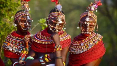 Traditional clothing in Kenia