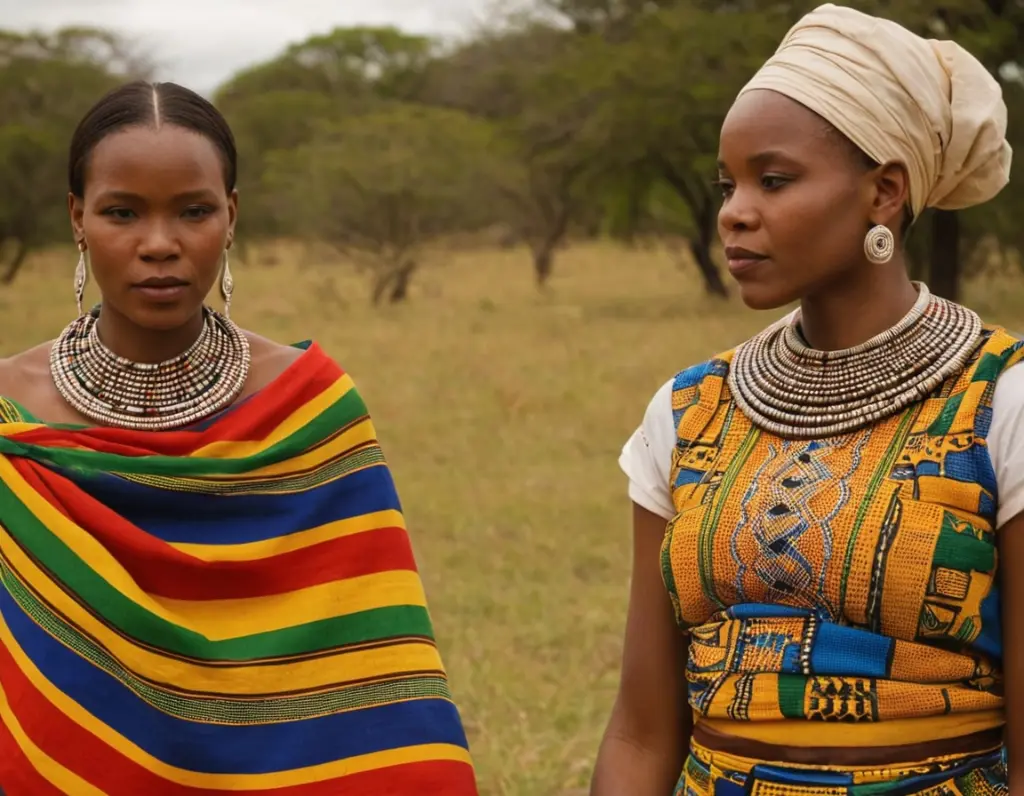 Zimbabwean Traditional Clothing Reflecting Shona And Ndebele Cultural 