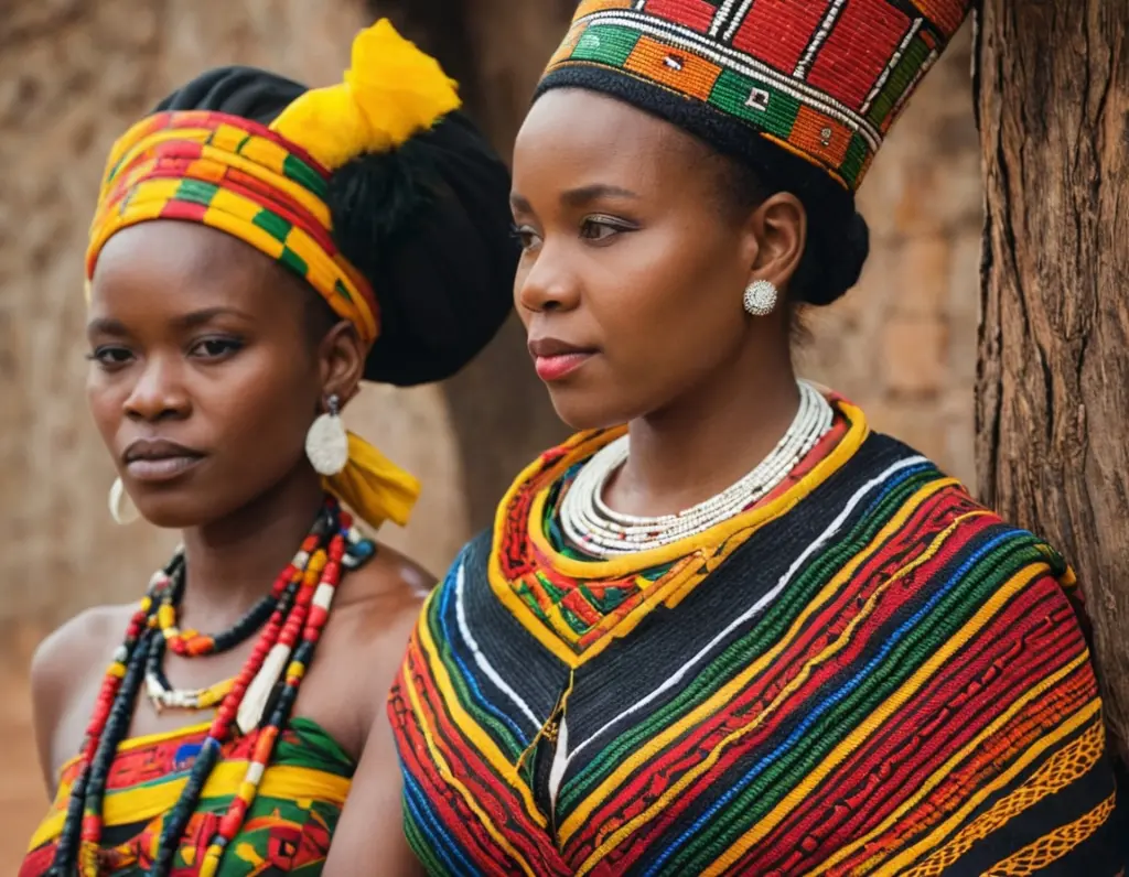 Zimbabwean Traditional Clothing Reflecting Shona And Ndebele Cultural 
