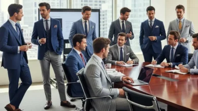 Business Meeting Outfits for Men